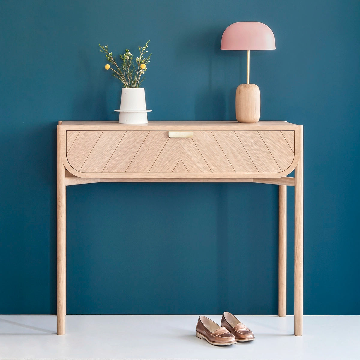 Marius console 100 cm natural oak