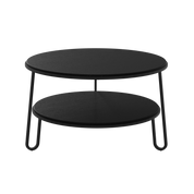 eugenie table basse 70 chene teinte noir noir mat 2