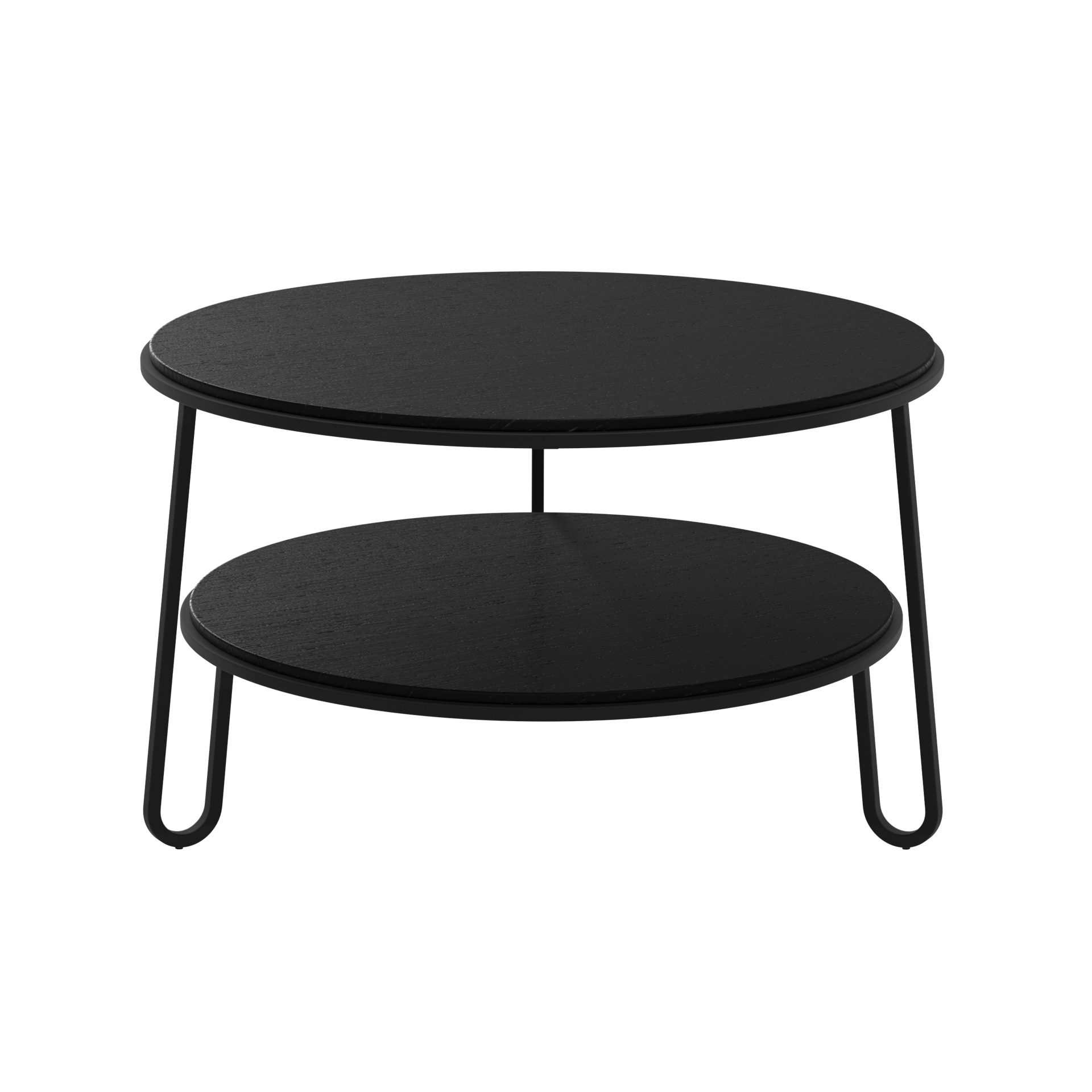 eugenie table basse 70 chene teinte noir noir mat 2