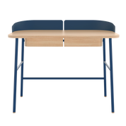 victor bureau chene bleu mat 3