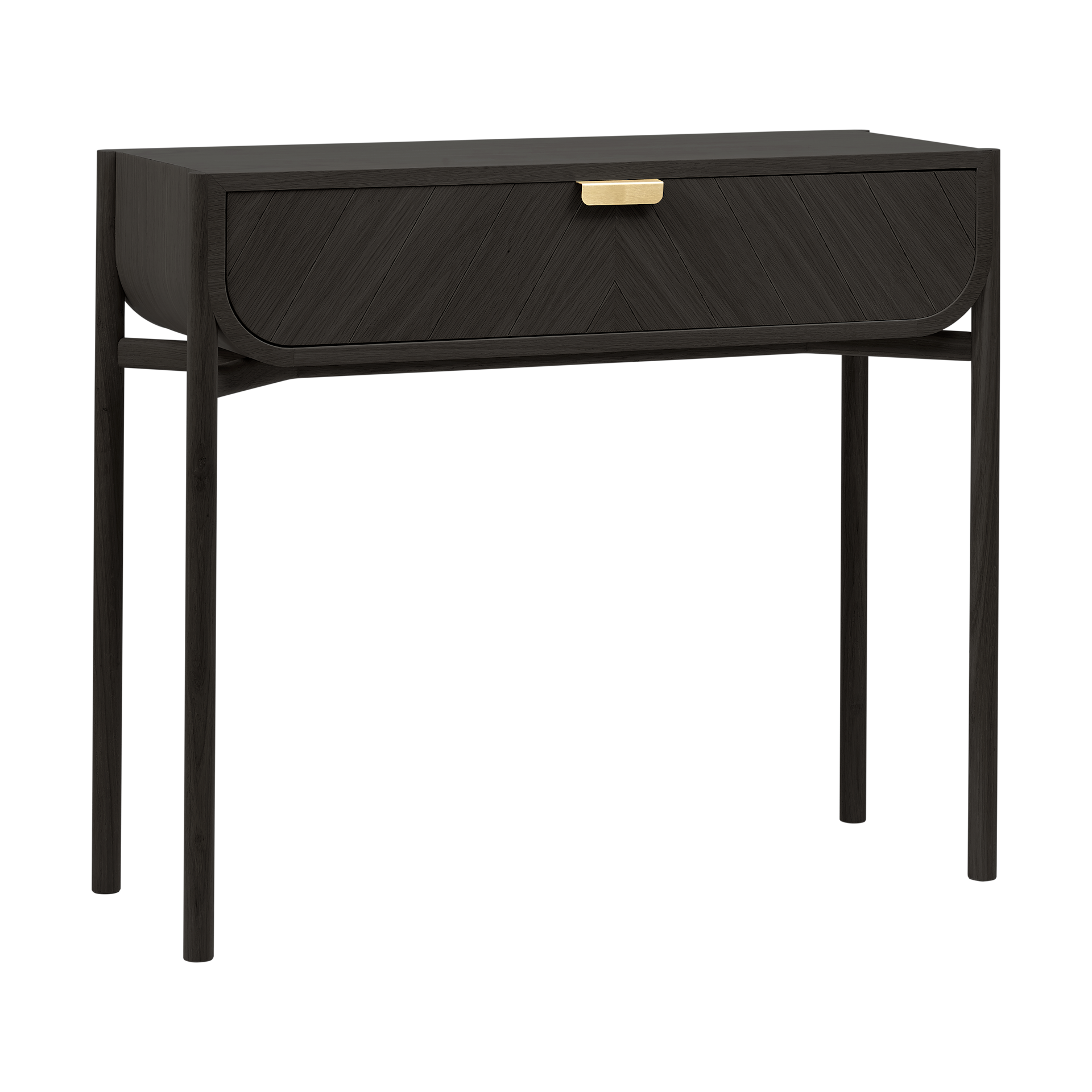 marius console chene teinte noir 1